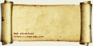 Jana Marković vizit kartica